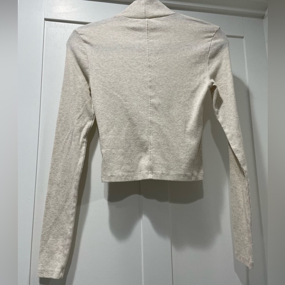 American Eagle Mock Neck Shirt Size S - Picture 2 of 3